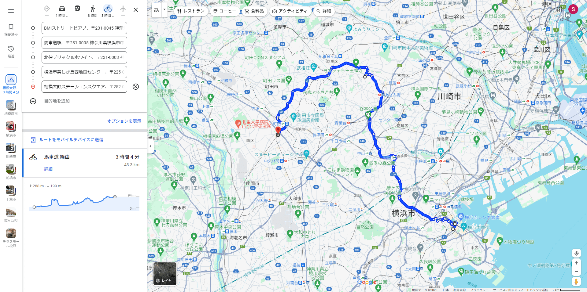 自転車でストリートピアノ巡り14 横浜♪北仲マルシェ→相模大野ステーションスクエア - Stopi-Japan.com♪