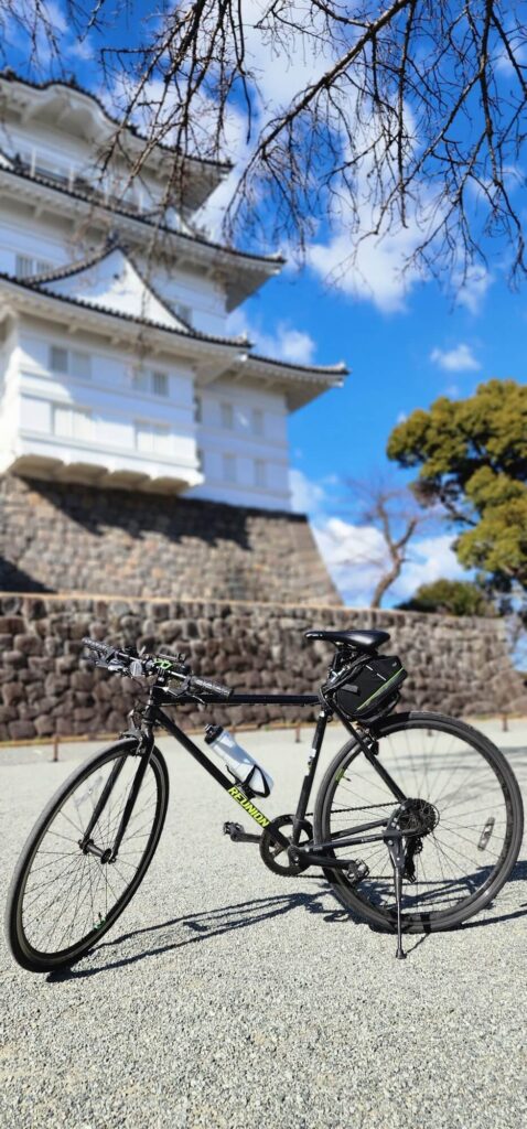 小田原城 With 自転車