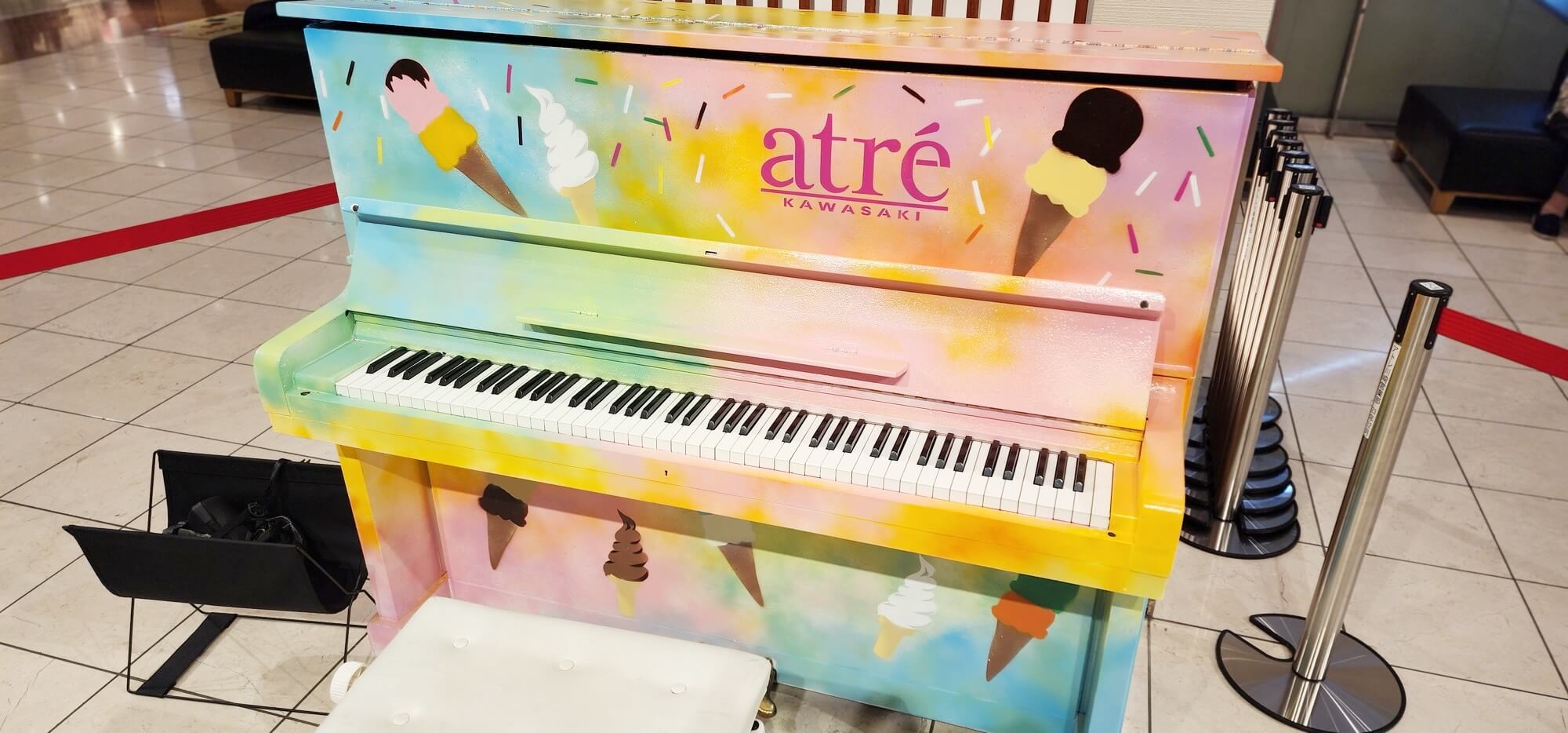 【神奈川県川崎市】atre川崎 さんにあるストリートピアノ #期間限定 - Stopi-Japan.com♪